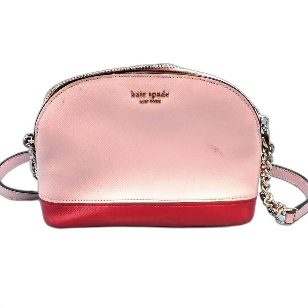 Kate Spade Spencer Dome Saffiano Leather Crossbody Bag